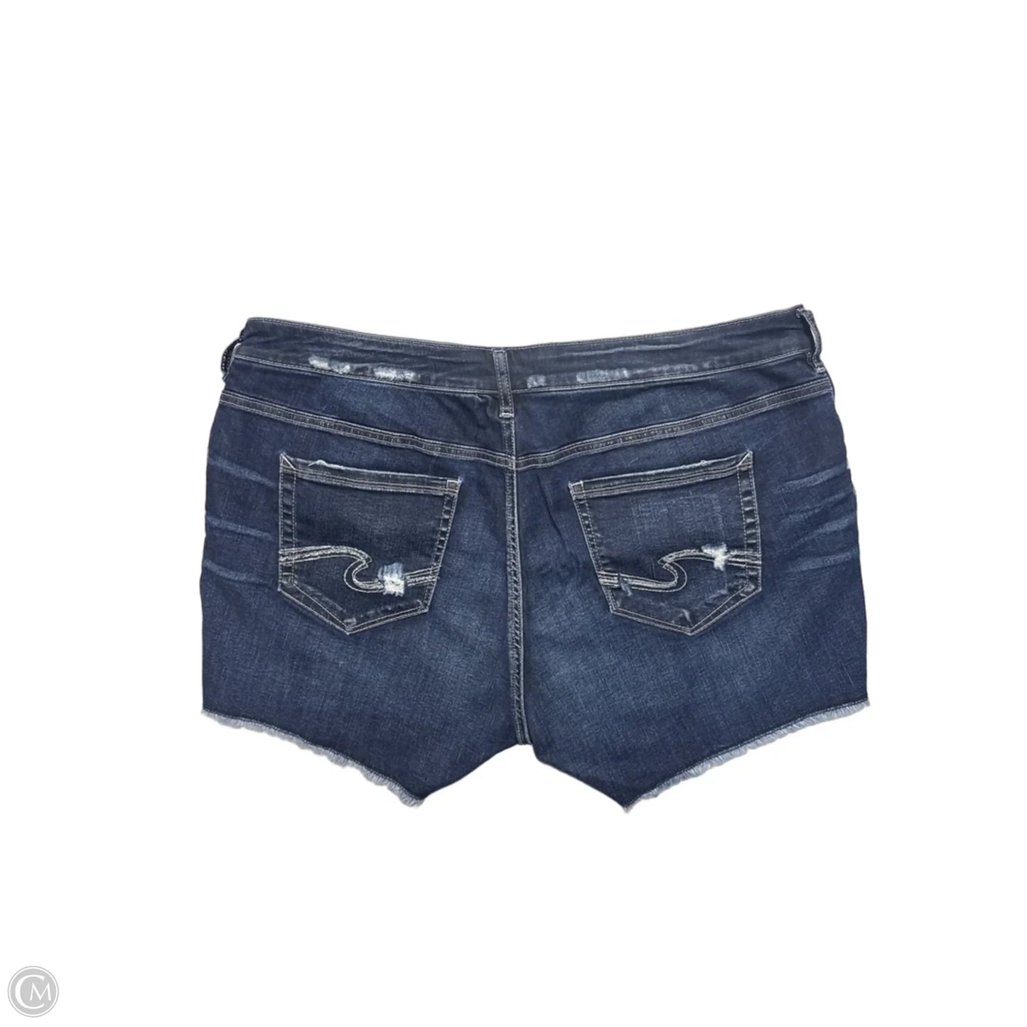Shorts By Silver In Blue Denim, Size: 14