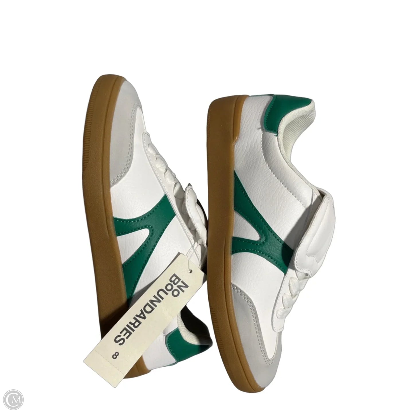 Shoes Sneakers By No Boundaries In Green & White, Size: 8