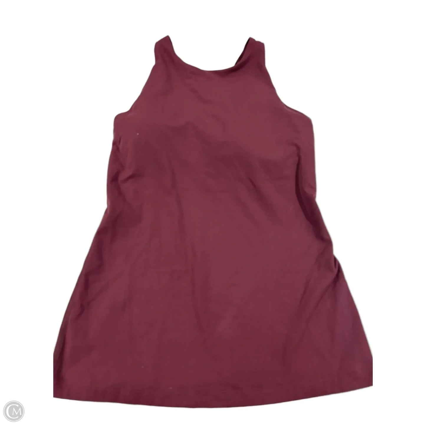 Athletic Tank Top By Crz Yoga In Maroon, Size: S