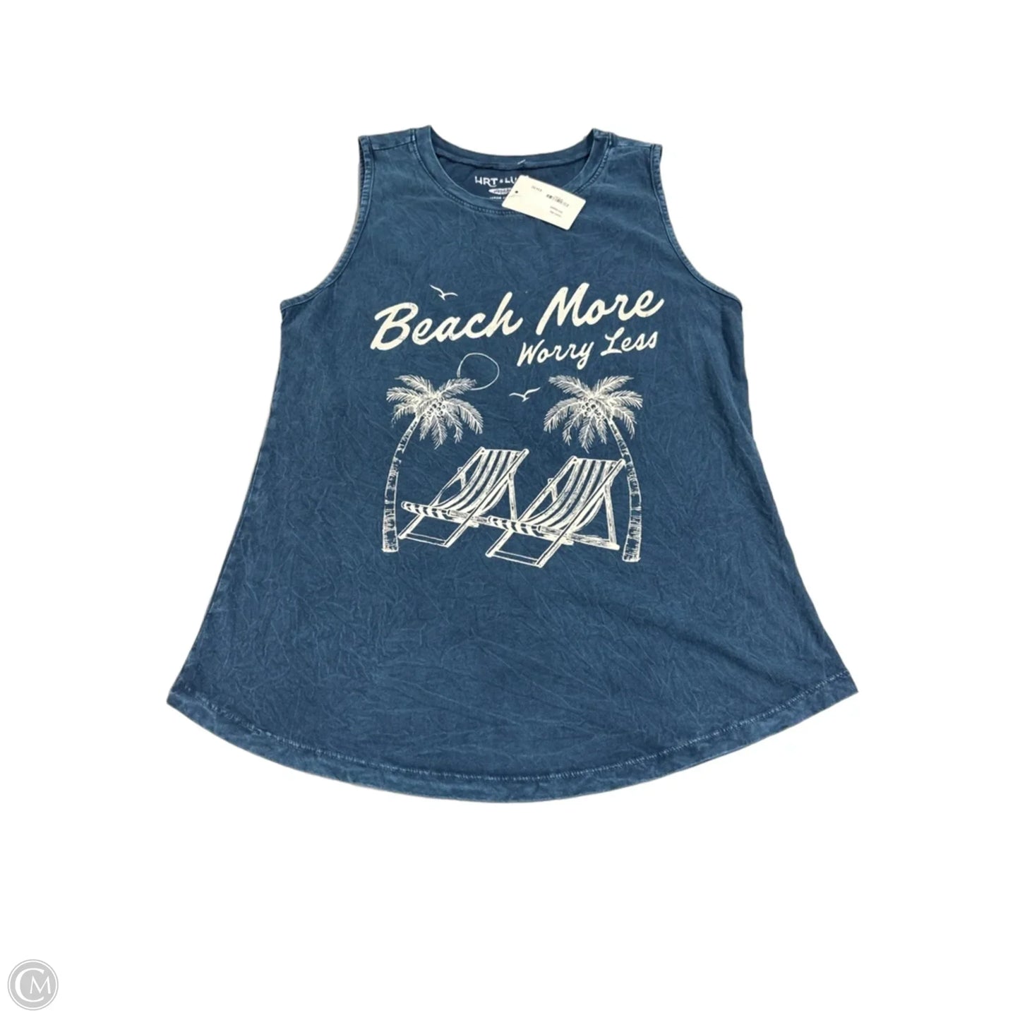 Tank Top By Cmc In Blue, Size: M