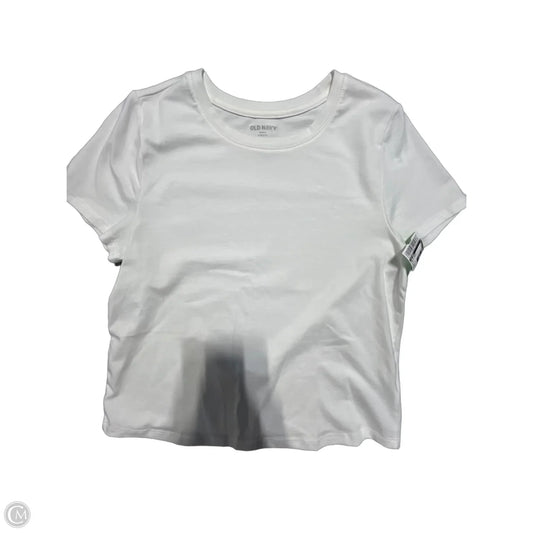 Top Short Sleeve Basic By Old Navy In White, Size: Mp