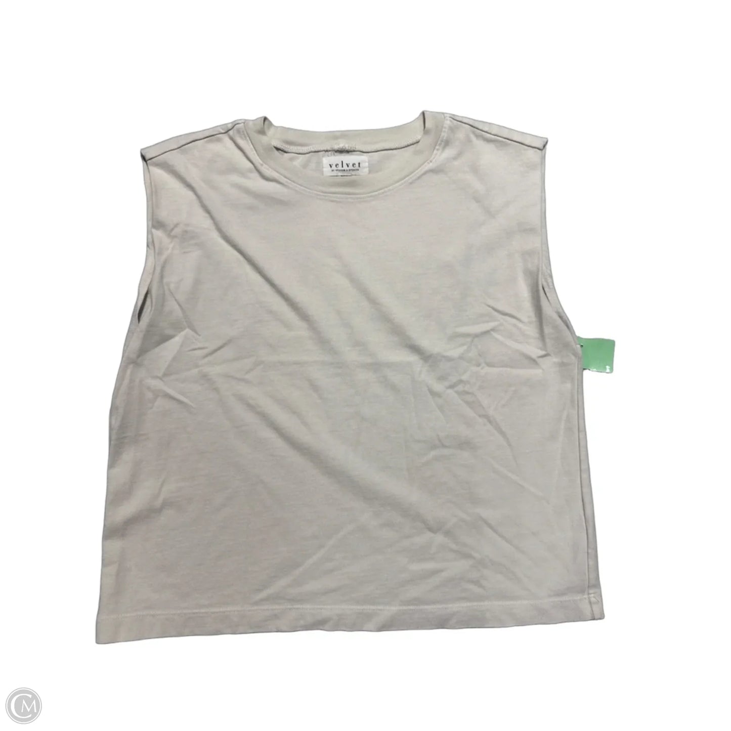 Top Sleeveless By Velvet In White, Size: Xs