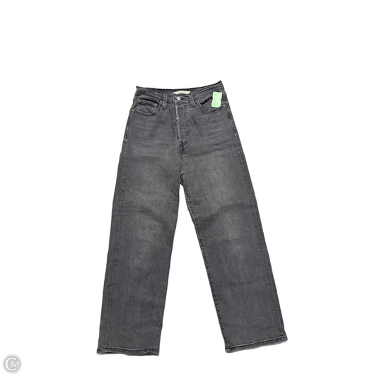 Jeans Straight By Levis In Black, Size: 4