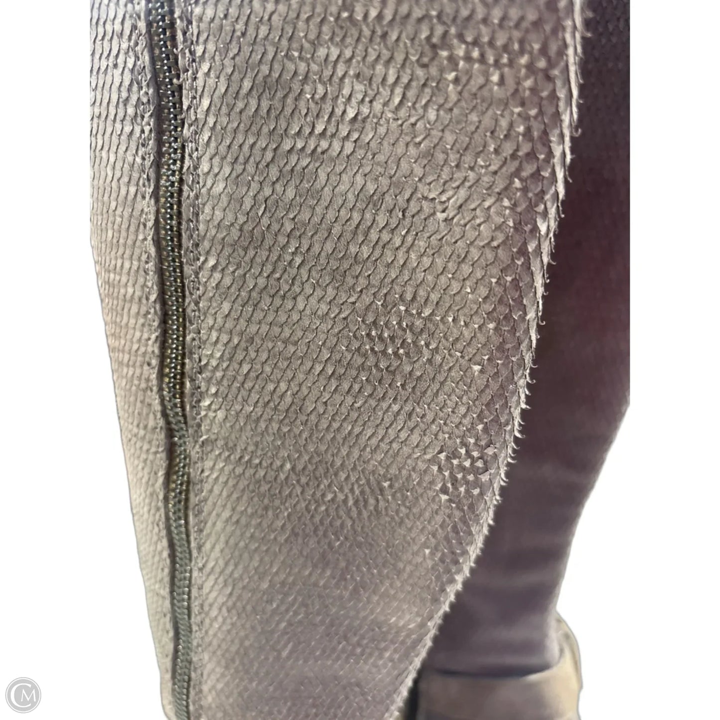 Boots Knee Flats By Donald Pliner In Grey, Size: 8