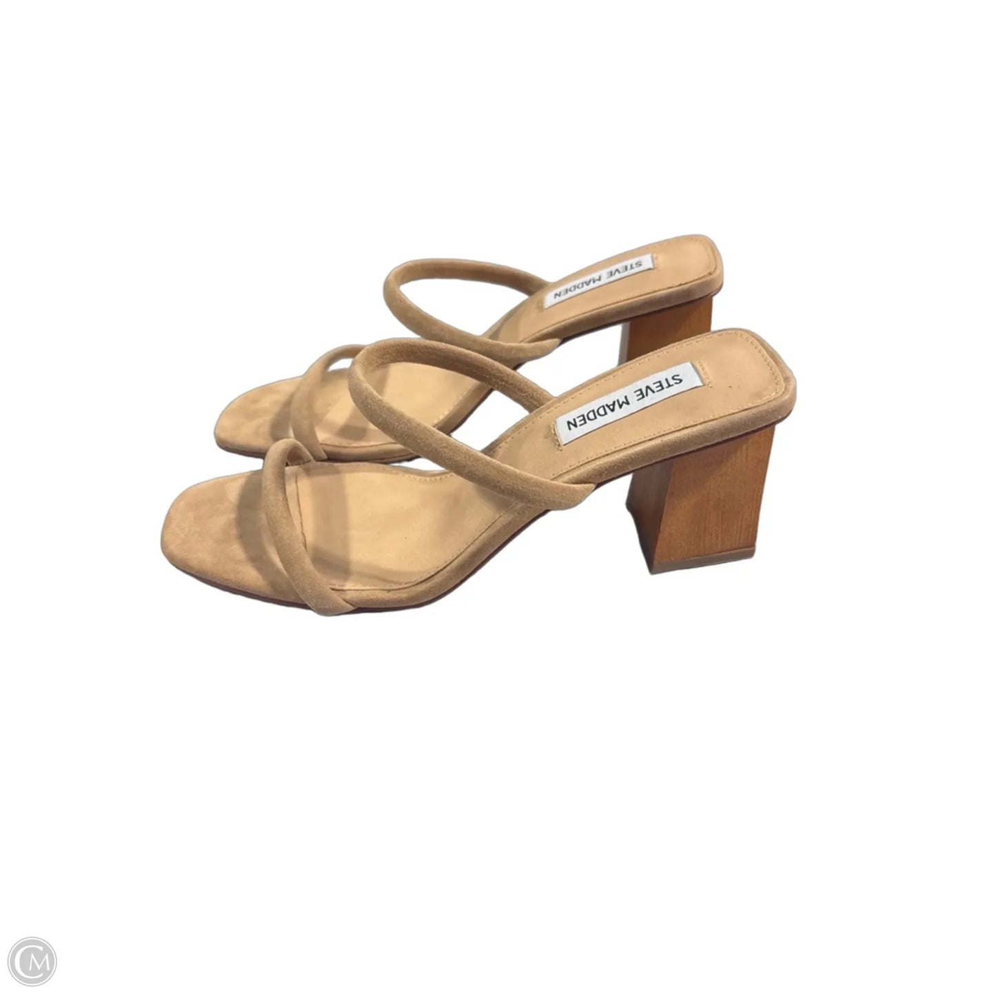 Shoes Heels Block By Steve Madden In Tan, Size: 8