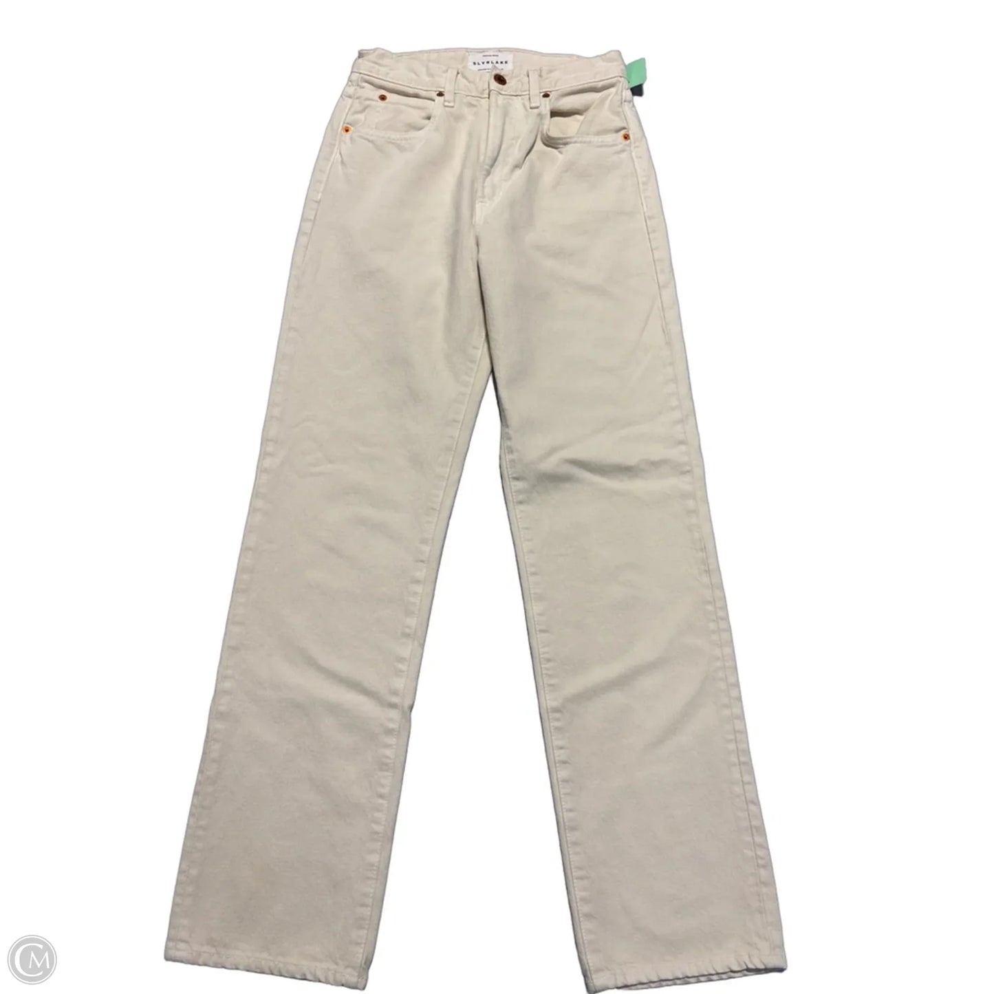 Jeans Straight By Cmb In White, Size: 2