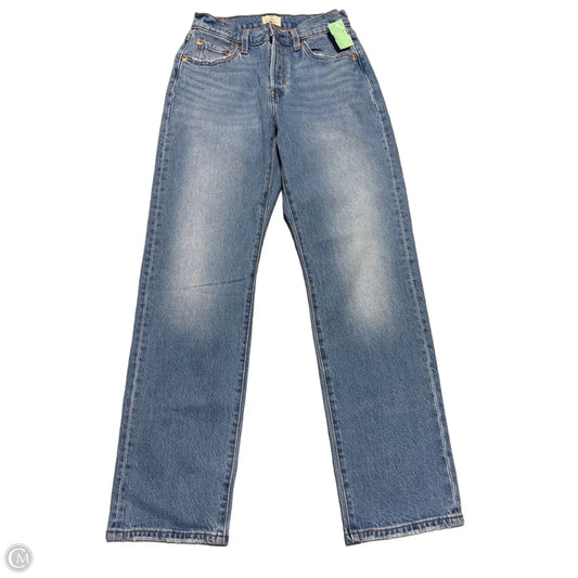 Jeans Straight By Levis In Blue Denim, Size: 2