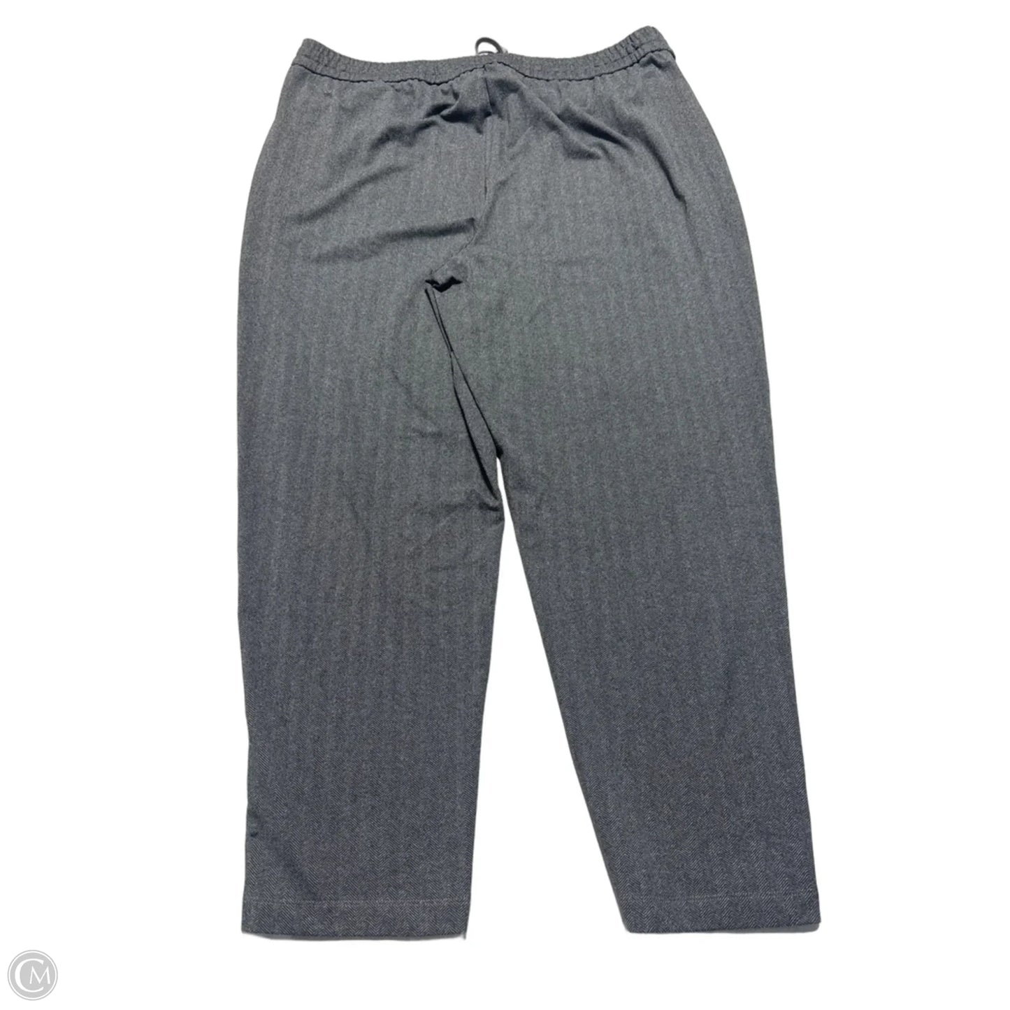 Pants Other By Eileen Fisher In Black & Grey, Size: 14