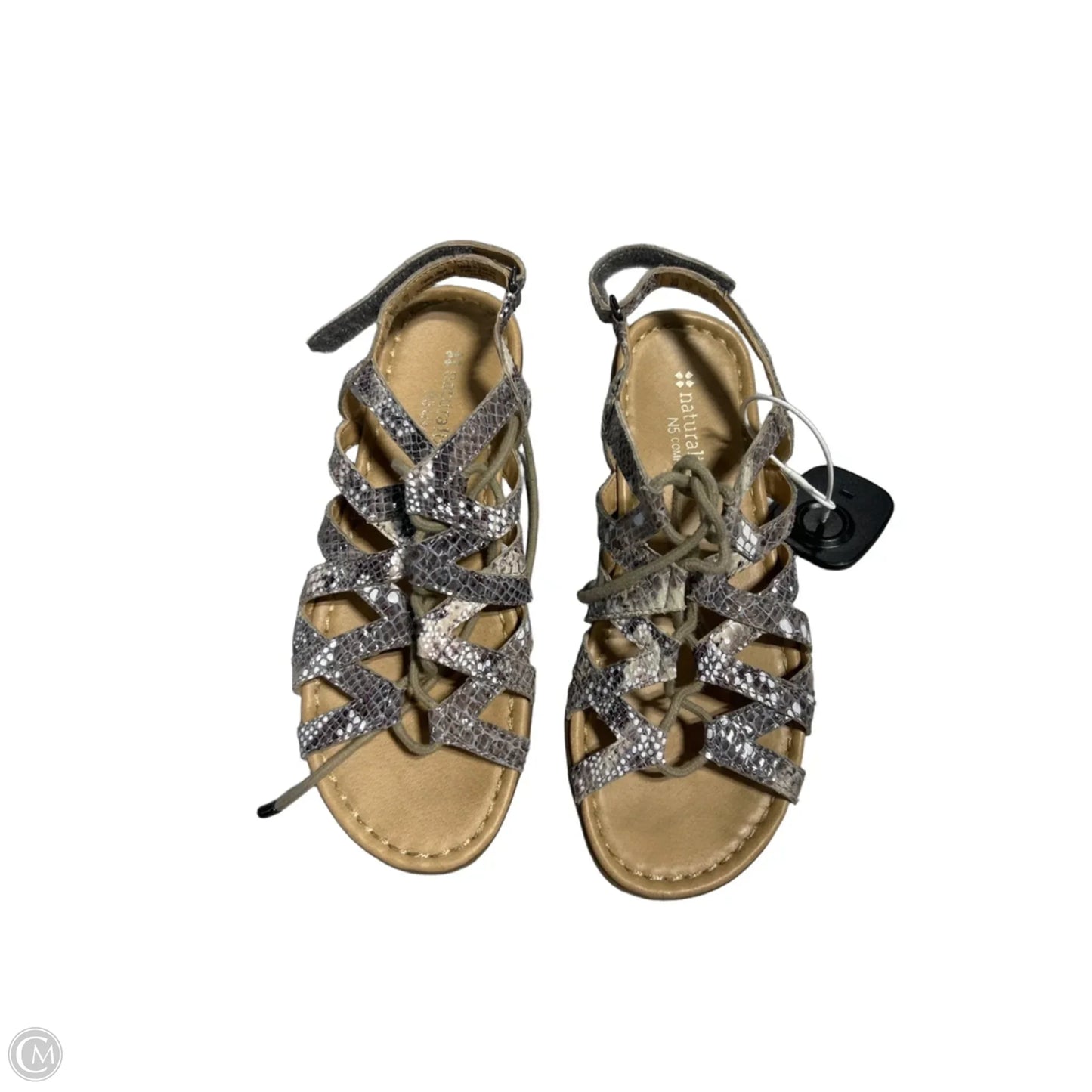 Sandals Flats By Naturalizer In Snakeskin Print, Size: 6