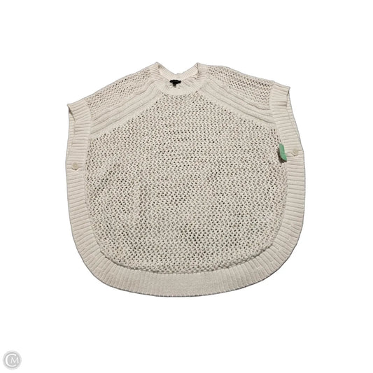 Sweater Short Sleeve By Talbots In Cream, Size: L