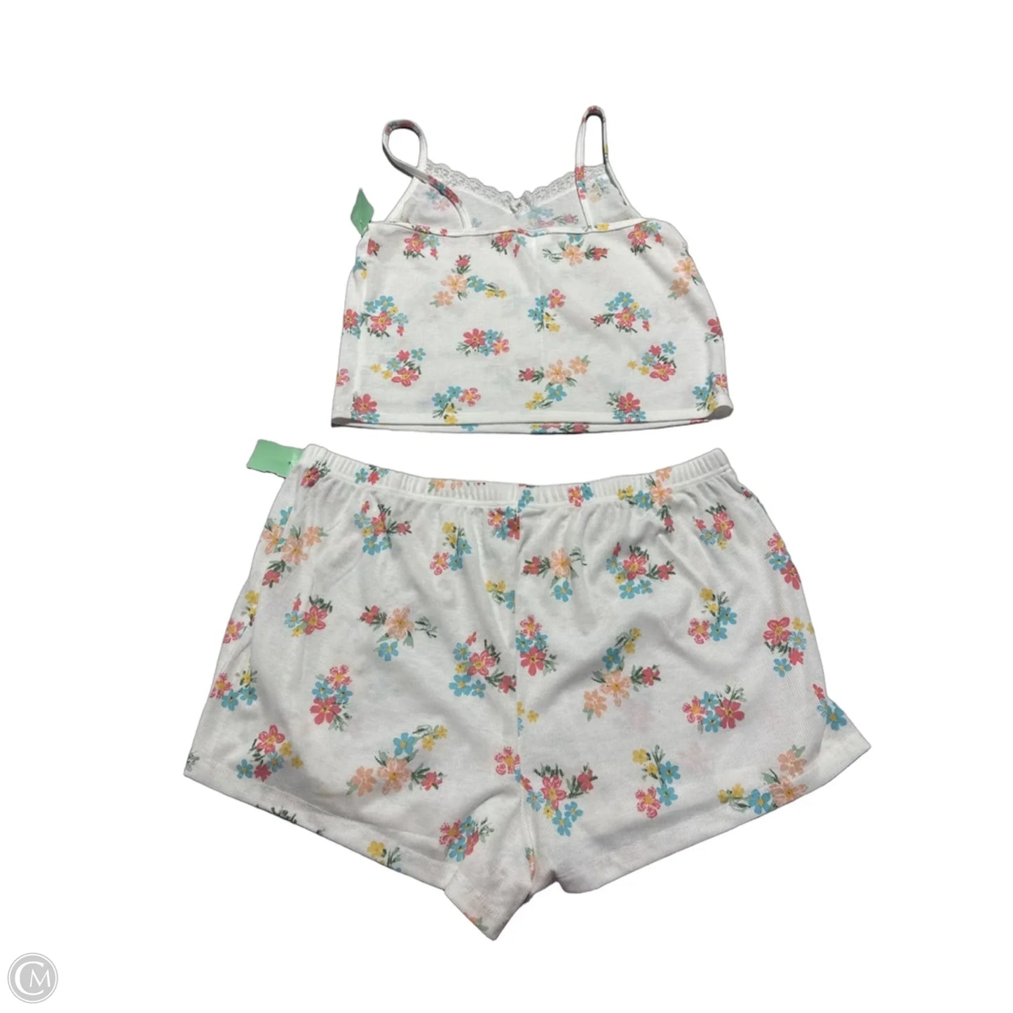 Top 2pc Sleeveless By Colsie In Floral Print, Size: Xl
