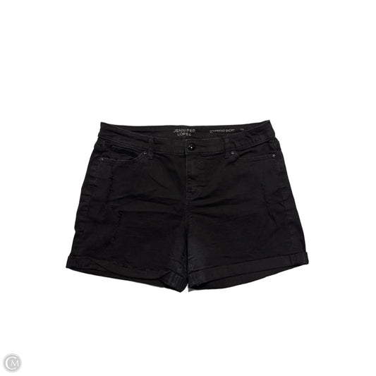Shorts By Jennifer Lopez In Black, Size: 12