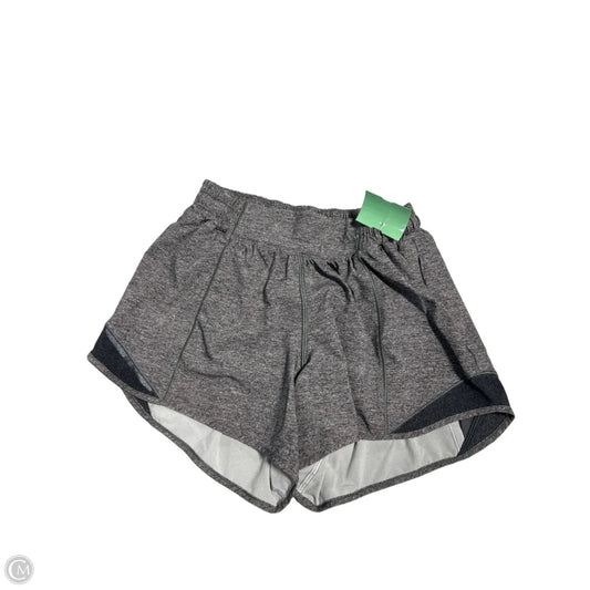 Athletic Shorts By Lululemon In Grey, Size: 4