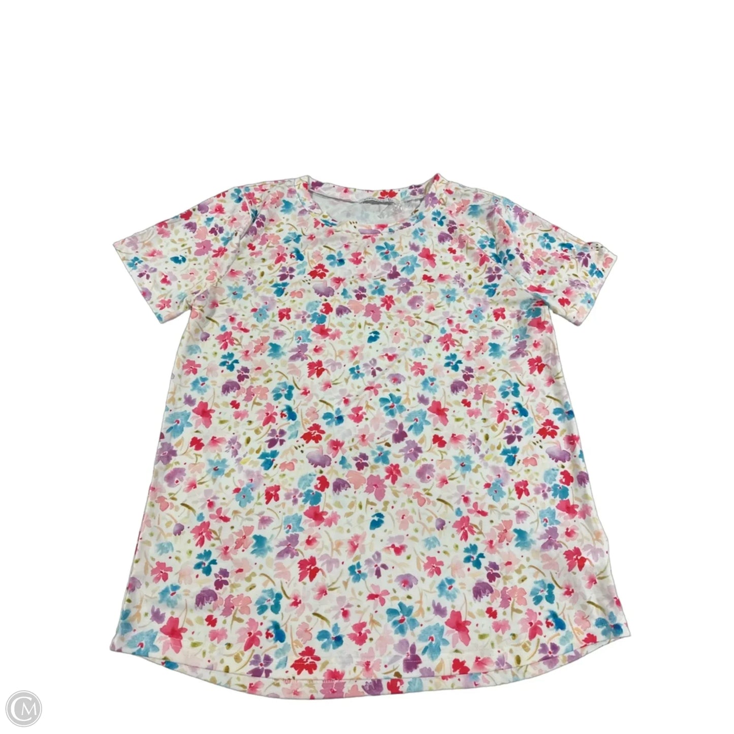 Top Short Sleeve By Staccato In Floral Print, Size: S