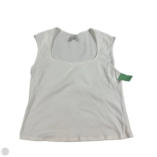 Tank Top By Maeve In White, Size: L