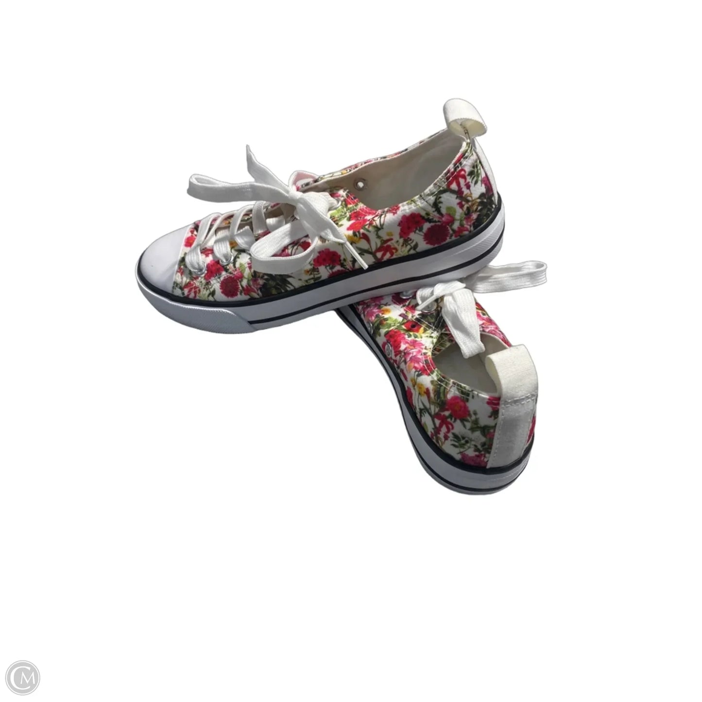 Shoes Sneakers By Cmc In Floral Print, Size: 6