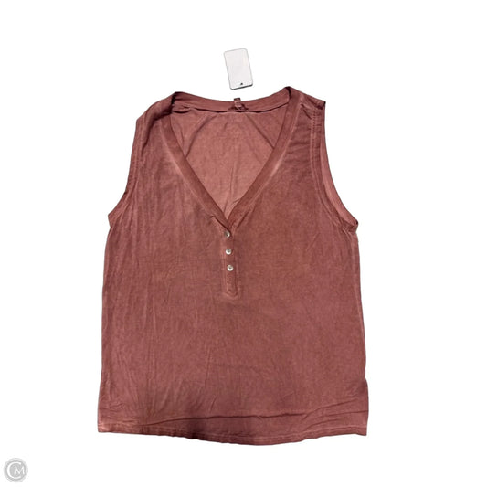 Tank Top By Pol In Red, Size: L
