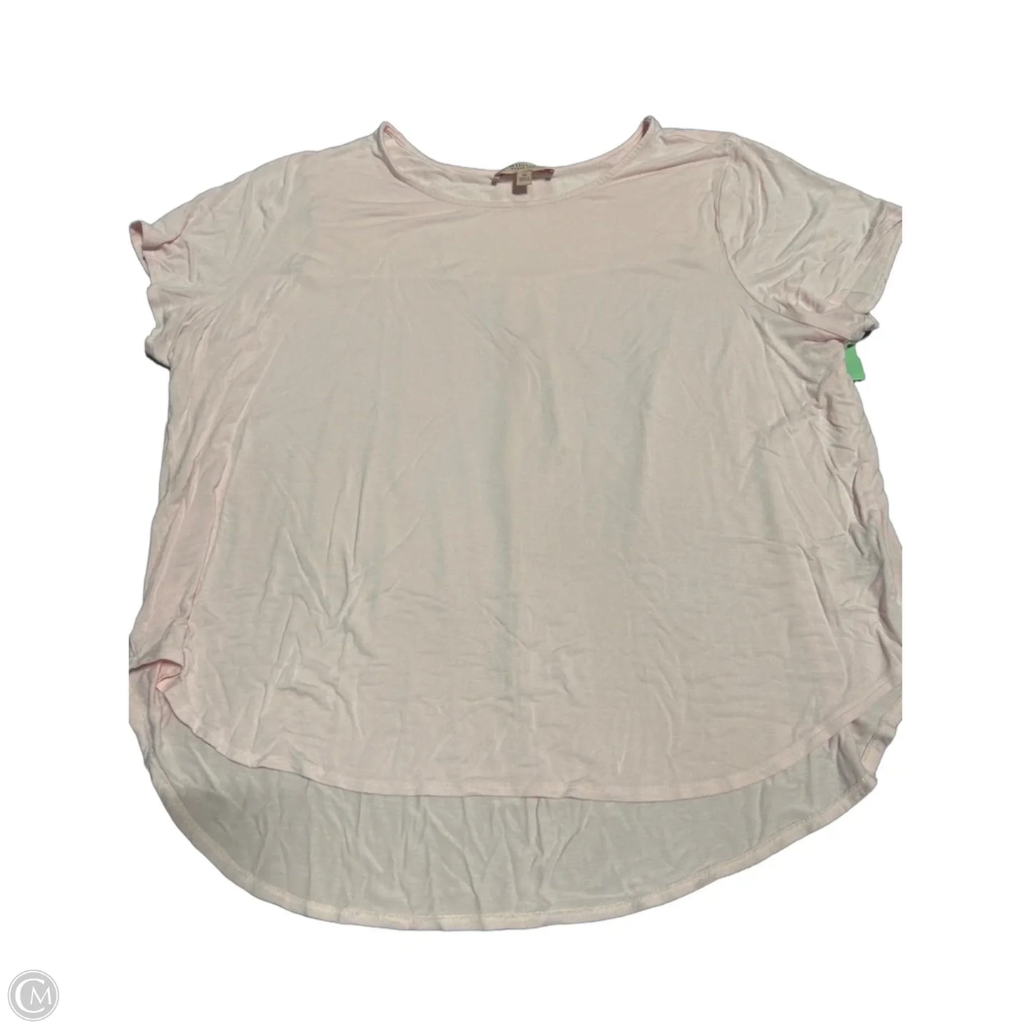 Top Short Sleeve By Philosophy In Pink, Size: 3x