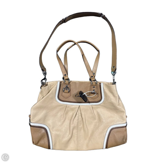 Handbag Designer By Coach, Size: Large