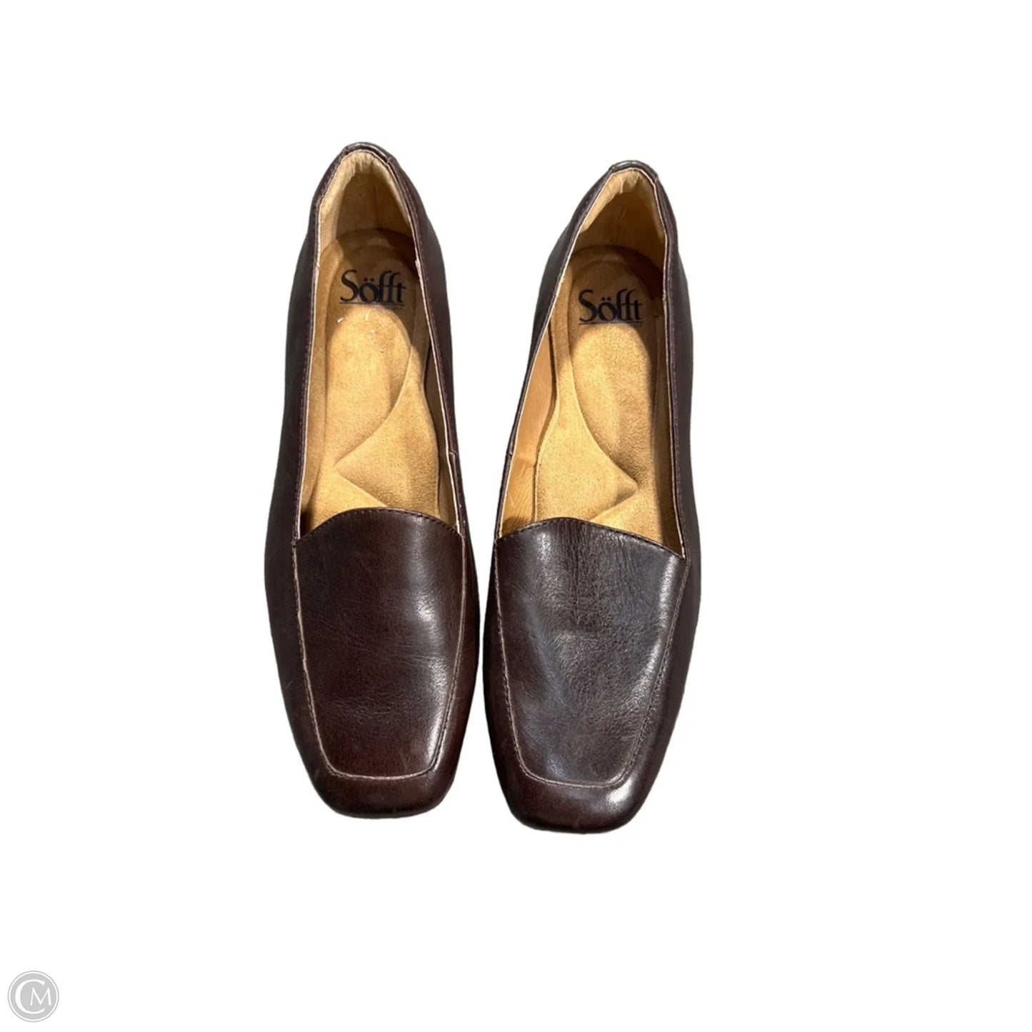 Shoes Flats By Sofft In Brown, Size: 7