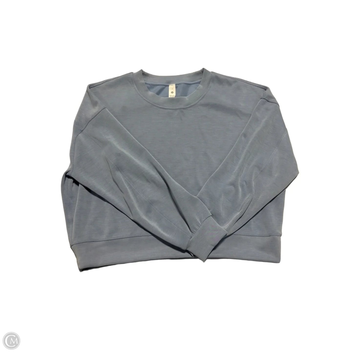 Athletic Sweatshirt Collar By Lululemon In Blue, Size: 10
