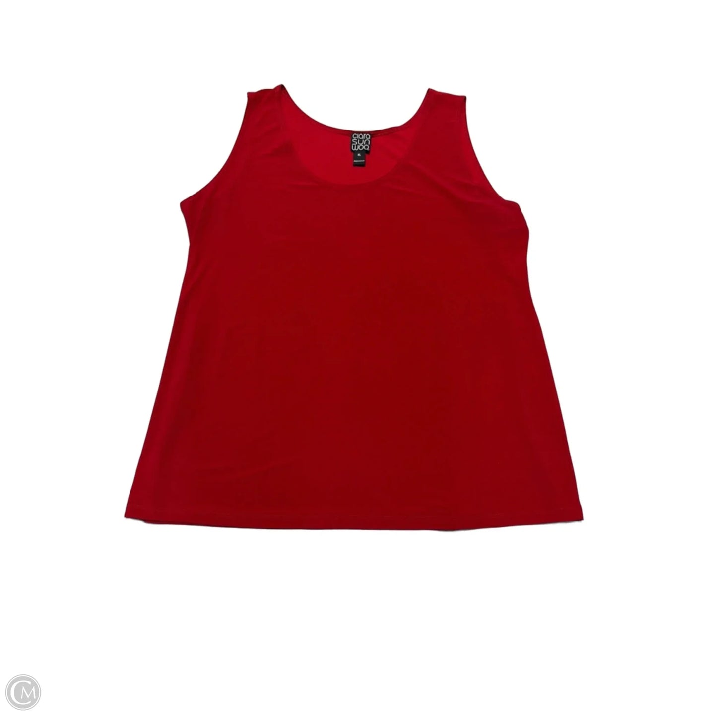 Tank Top By Clara Sun Woo In Red, Size: Xl