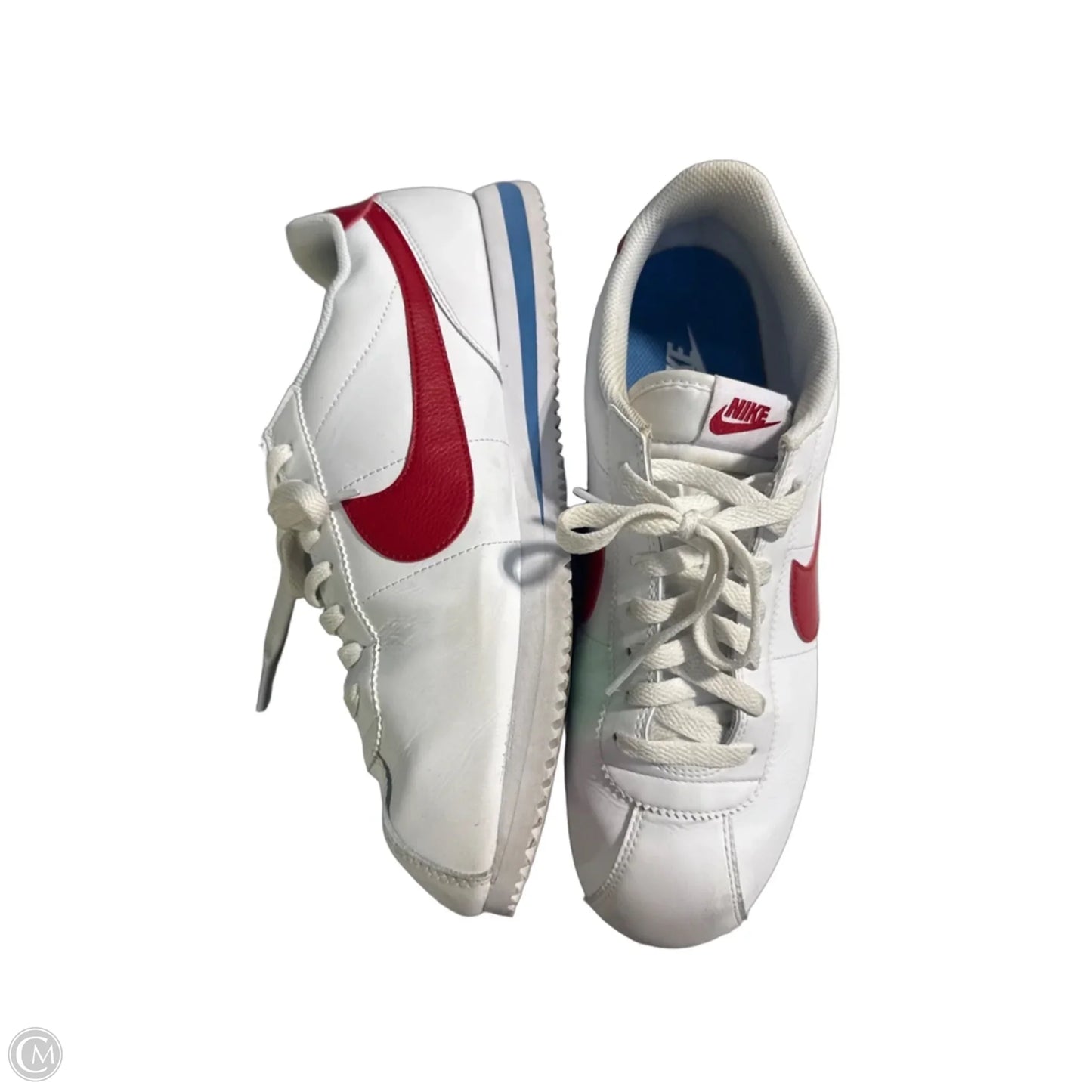 Shoes Sneakers By Nike In Red & White, Size: 10.5