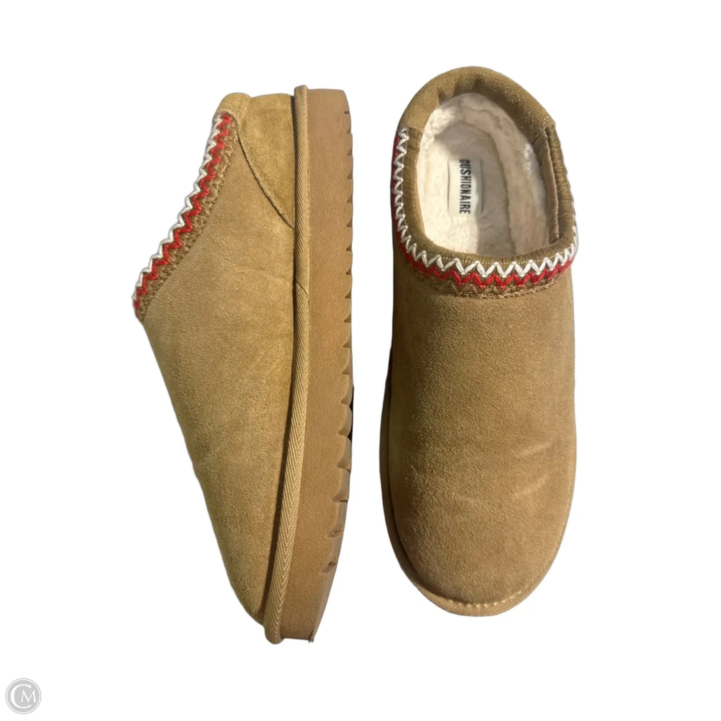 Slippers By Cushionaire In Brown, Size: 11
