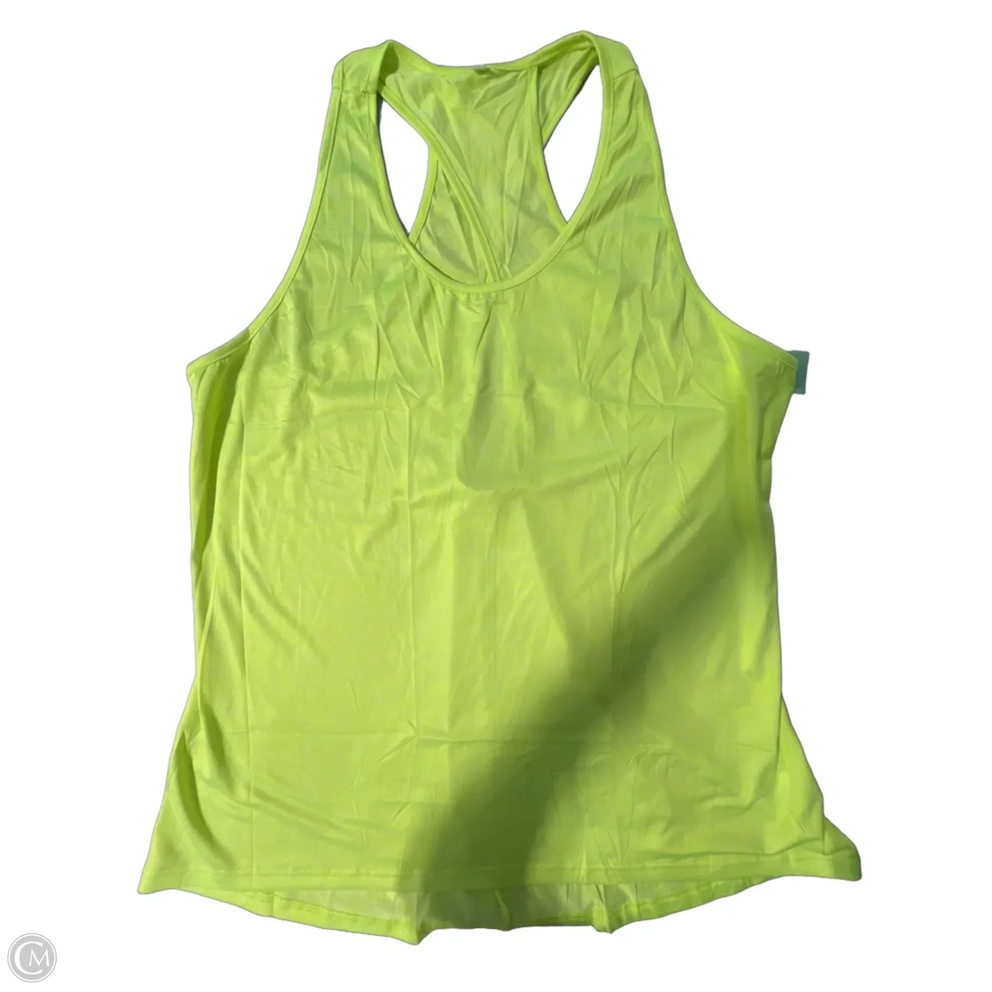 Athletic Tank Top By Cme In Yellow, Size: Xxl