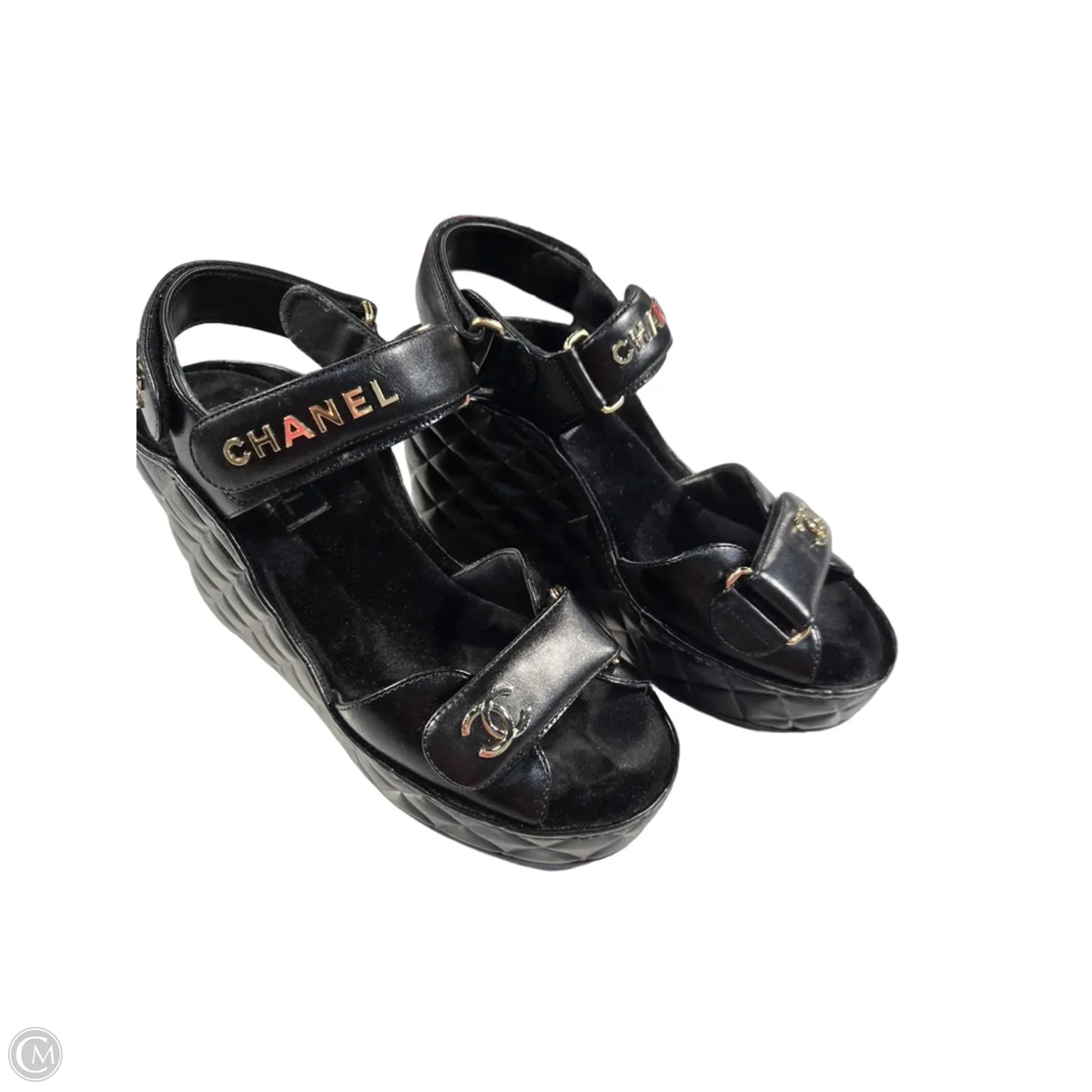 Shoes Luxury Designer By Chanel In Black, Size: 8.5