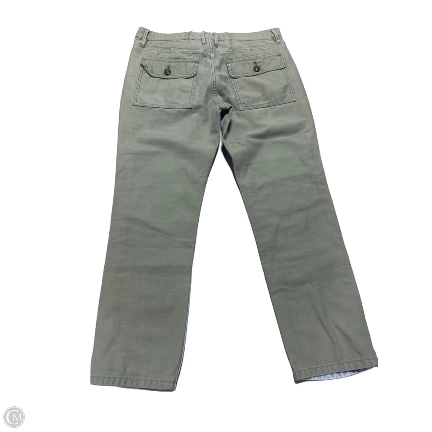 Jeans Straight By Frame In Blue & Green, Size: 2