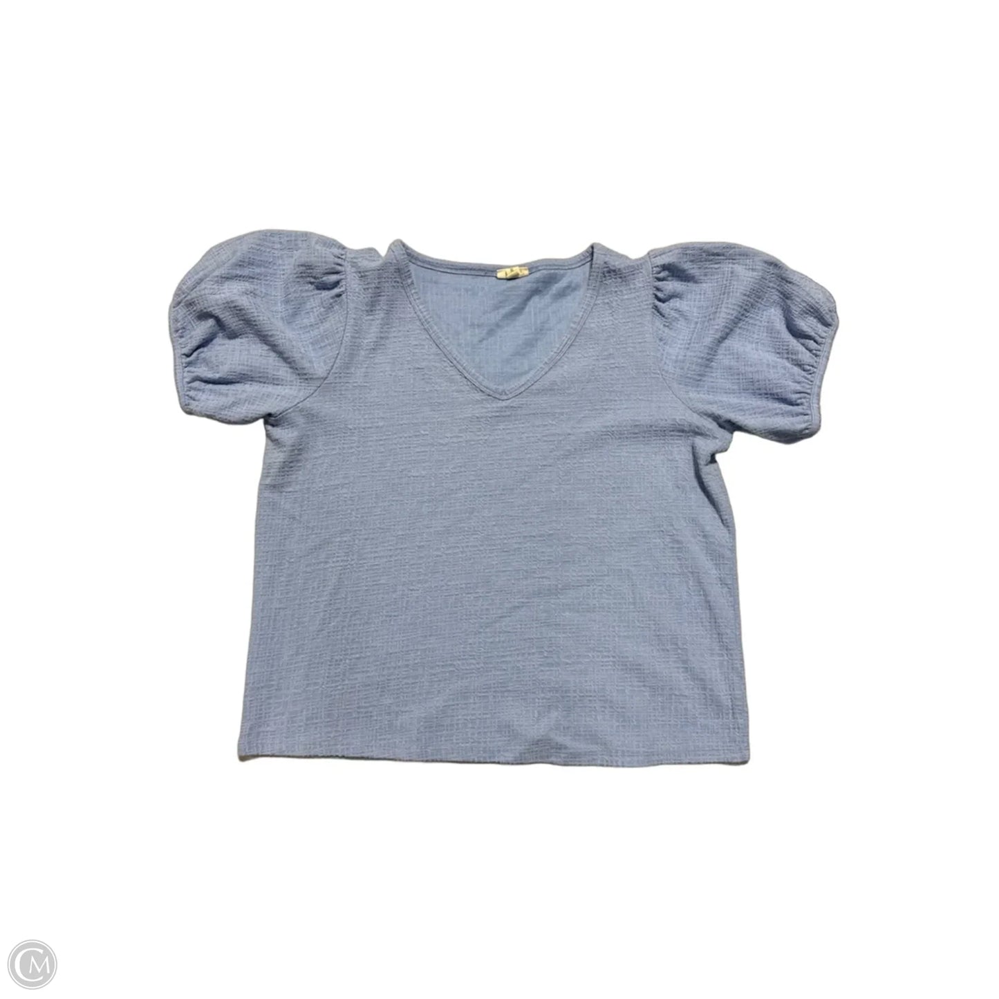 Top Short Sleeve By Ana In Blue, Size: Xl