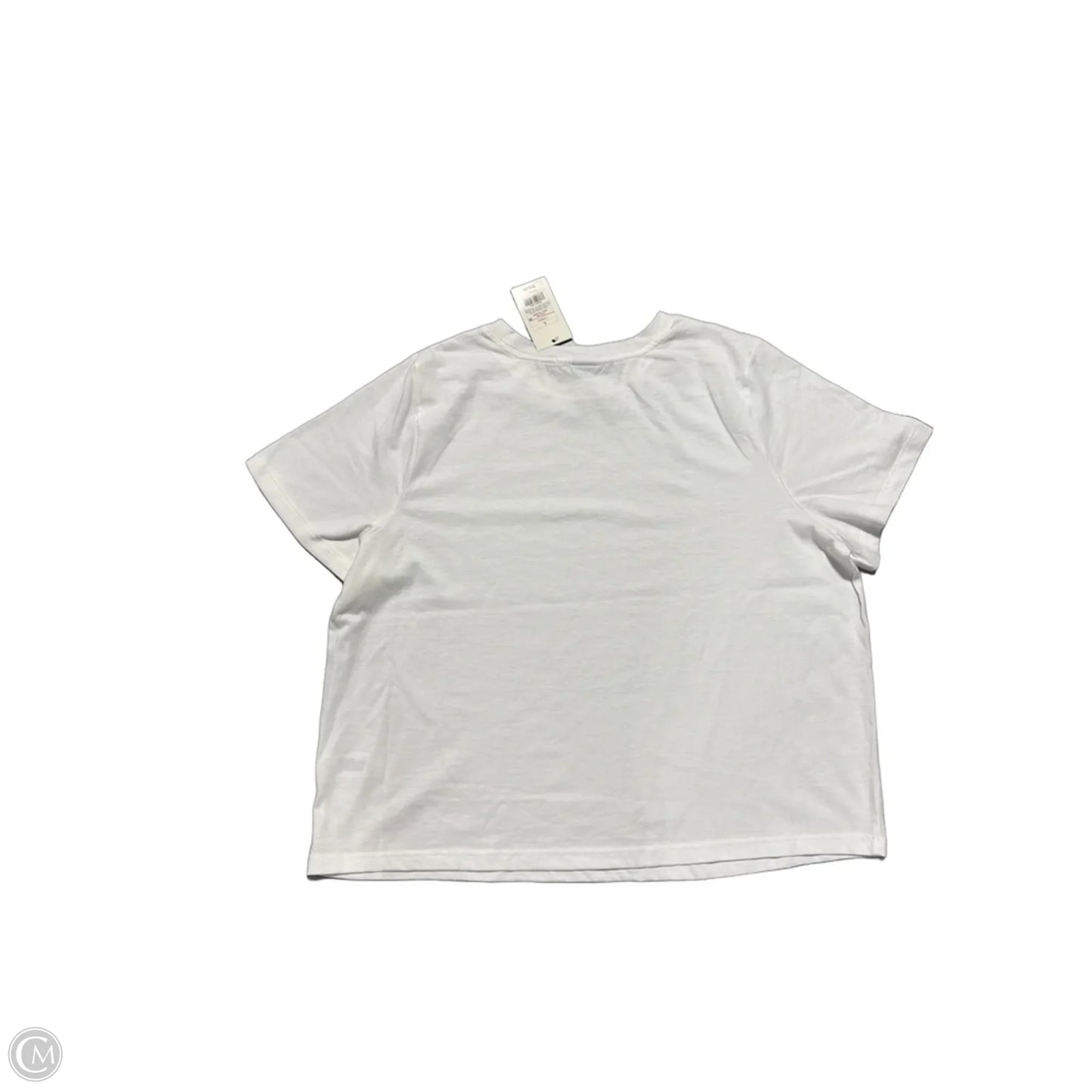 Top Short Sleeve By A New Day In Red & White, Size: L