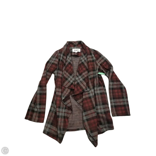 Top Long Sleeve By Bb Dakota In Grey & Red, Size: S