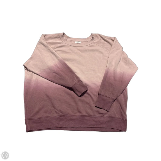 Top Long Sleeve By Maurices In Purple, Size: Xl