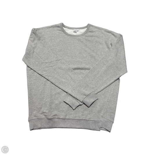 Top Long Sleeve By Cmc In Grey, Size: 1x