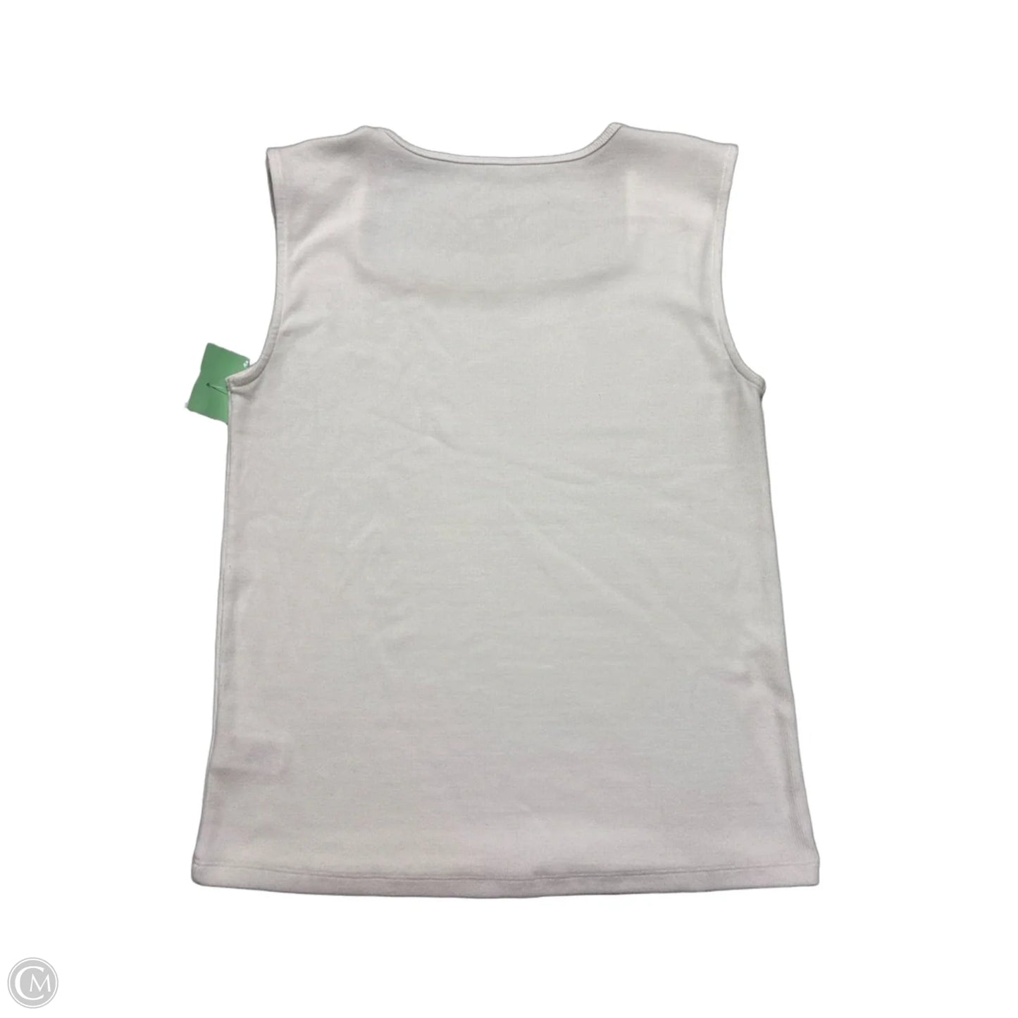 Tank Top By Talbots In White, Size: Lp
