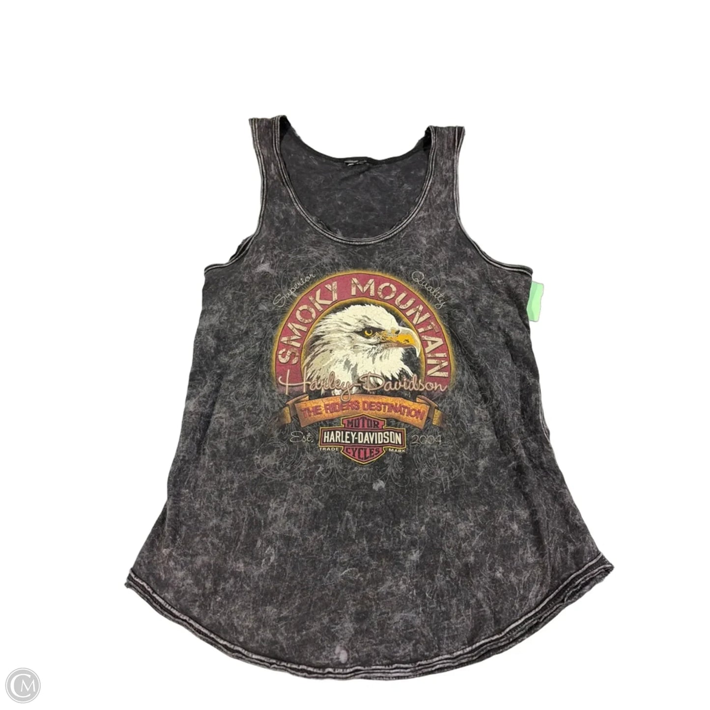 Tank Top By Harley Davidson In Grey, Size: M