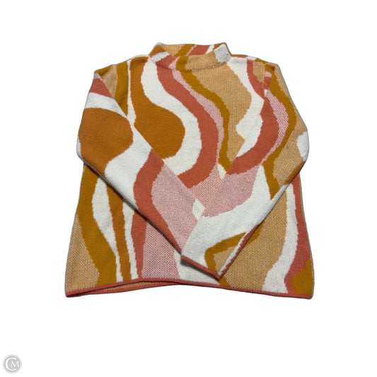 Sweater By Tribal In Orange & Pink, Size: S