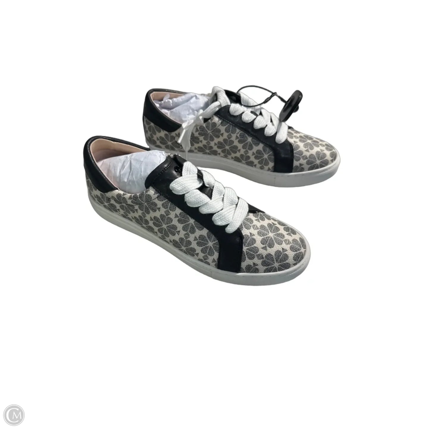 Shoes Designer By Kate Spade In Black & Cream, Size: 10