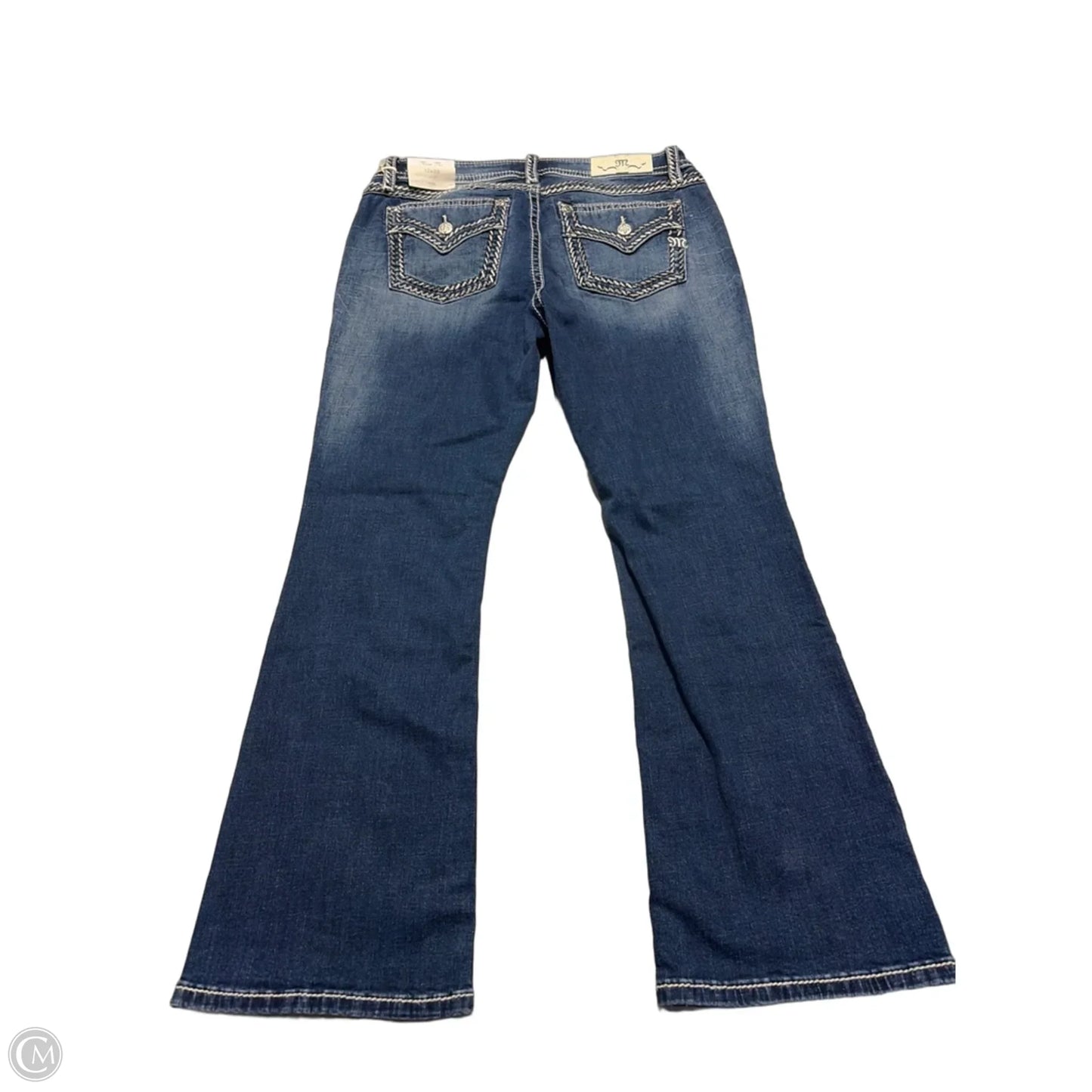 Jeans Boot Cut By Miss Me In Blue Denim, Size: 14