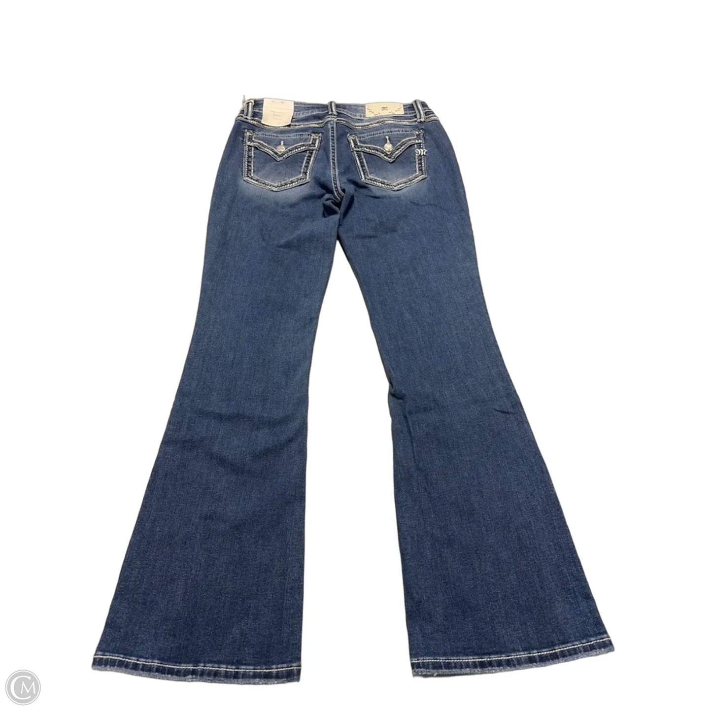 Jeans Boot Cut By Miss Me In Blue Denim, Size: 12