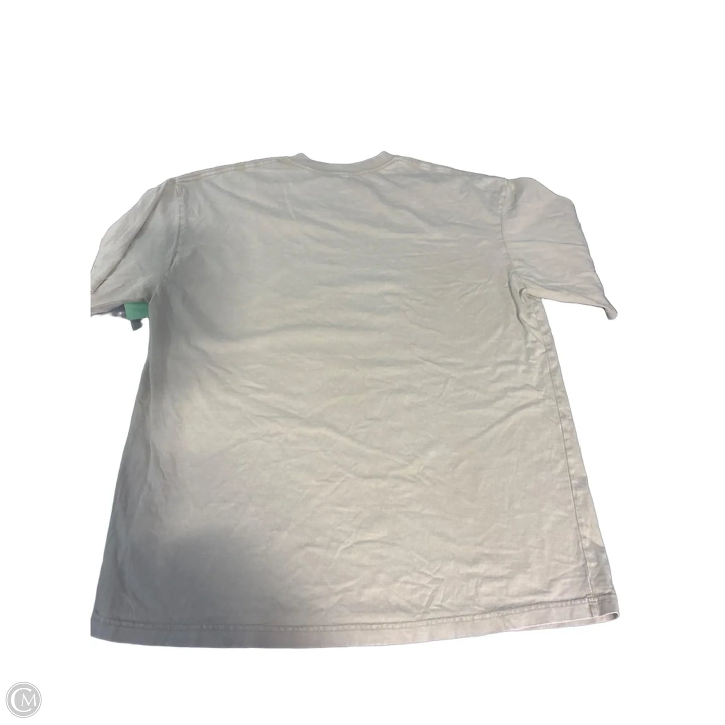 Top Short Sleeve By Cme In Tan, Size: Xl
