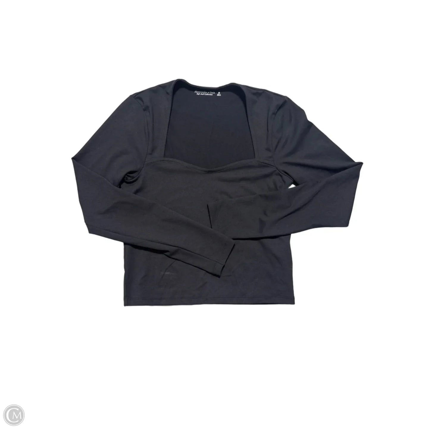 Top Long Sleeve By Abercrombie And Fitch In Black, Size: M