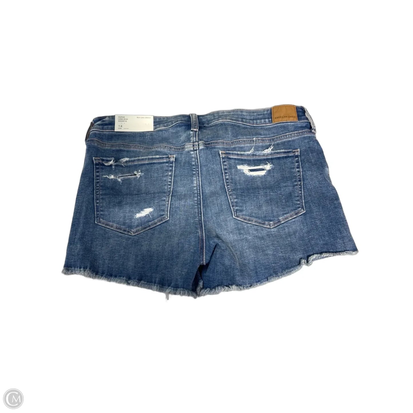 Shorts By American Eagle In Blue Denim, Size: 14