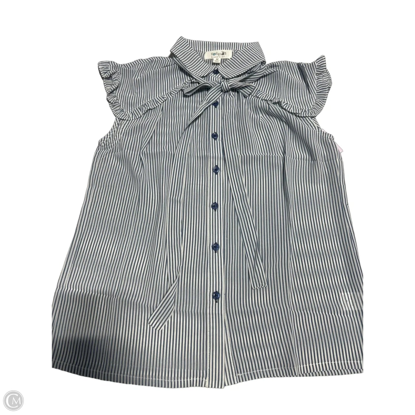 Tank Top By Cme In Striped Pattern, Size: M