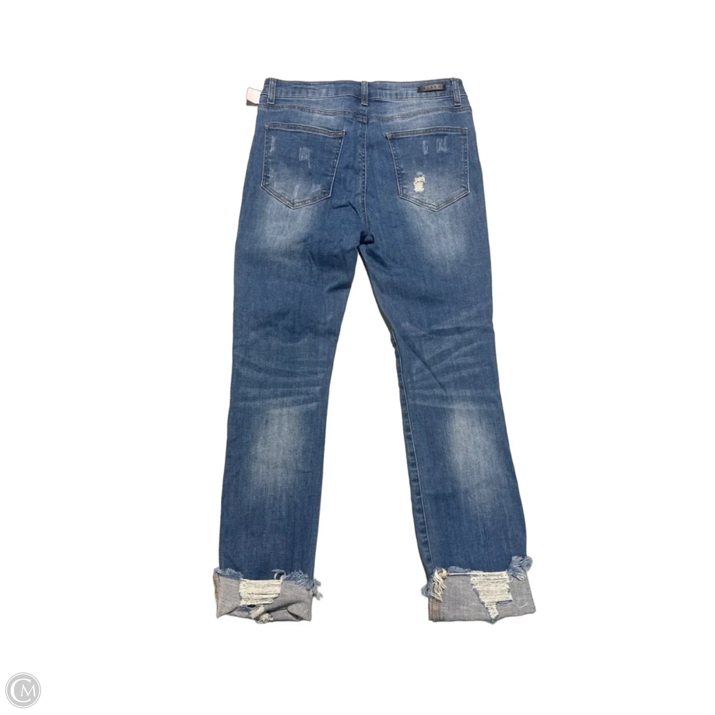 Jeans Straight By Risen In Blue Denim, Size: 10