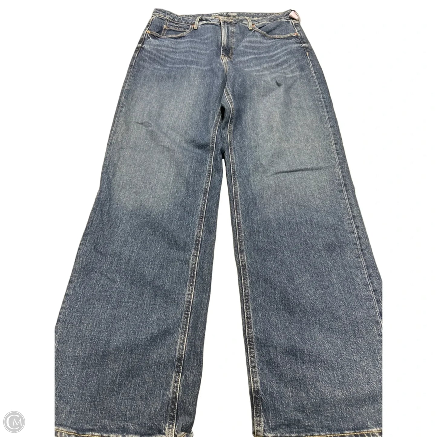 Jeans Wide Leg By Old Navy In Blue Denim, Size: 16