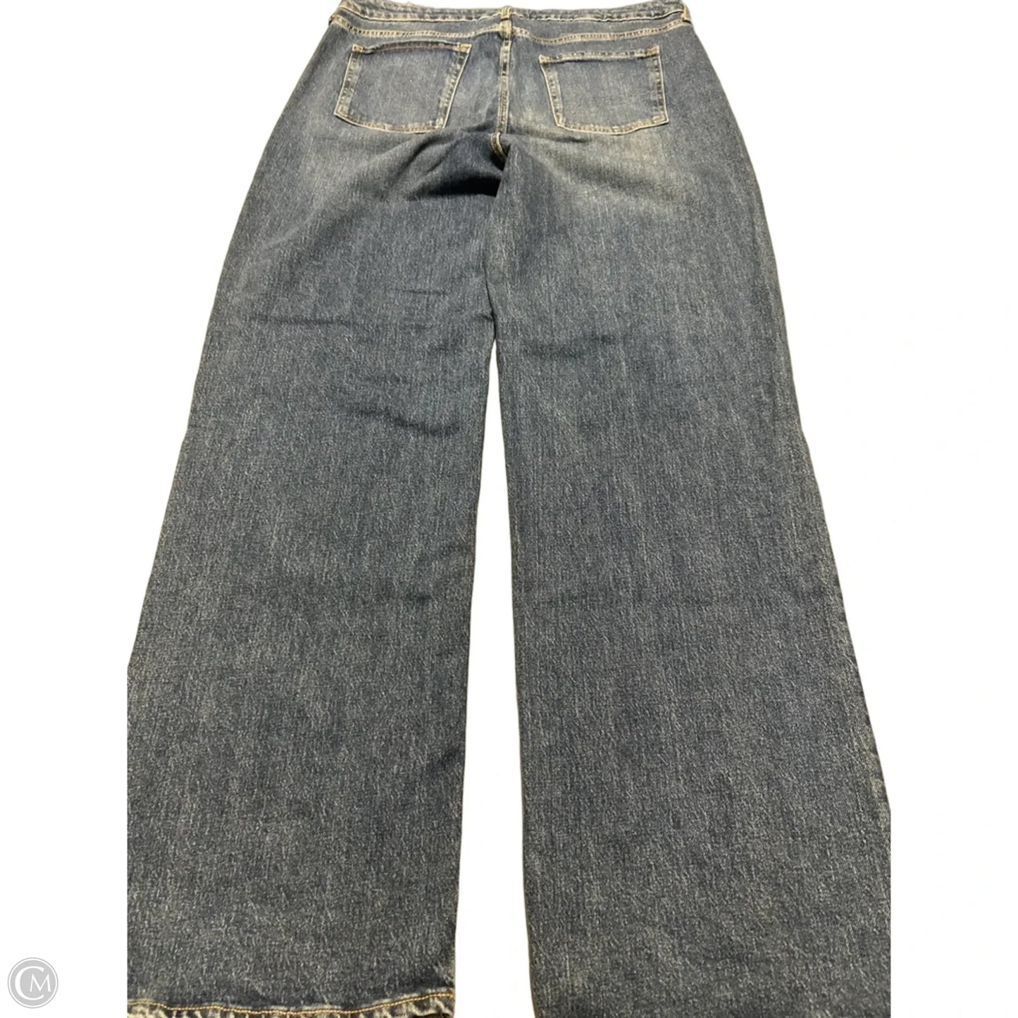 Jeans Wide Leg By Old Navy In Blue Denim, Size: 16