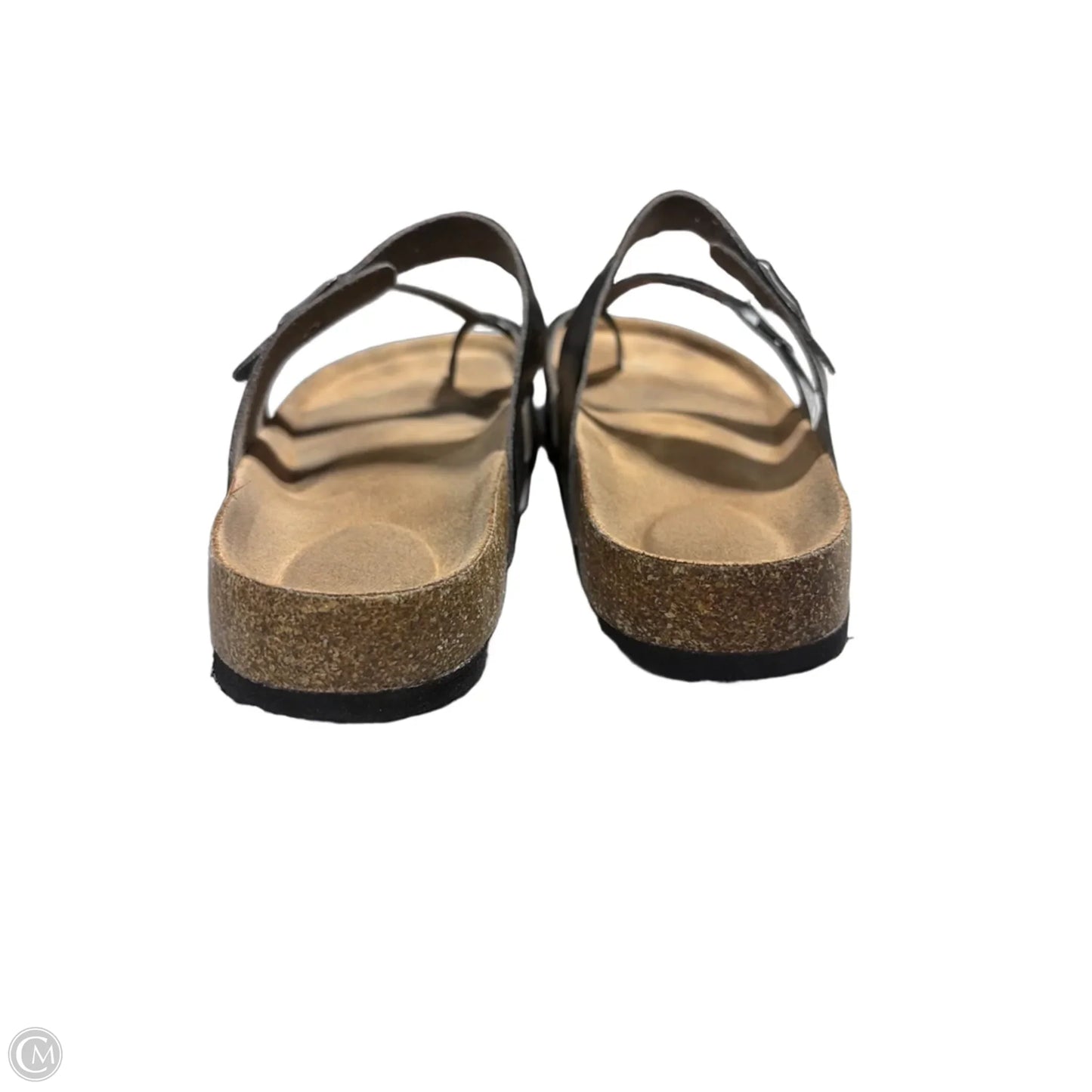 Sandals Flats By Time And Tru In Black, Size: 11